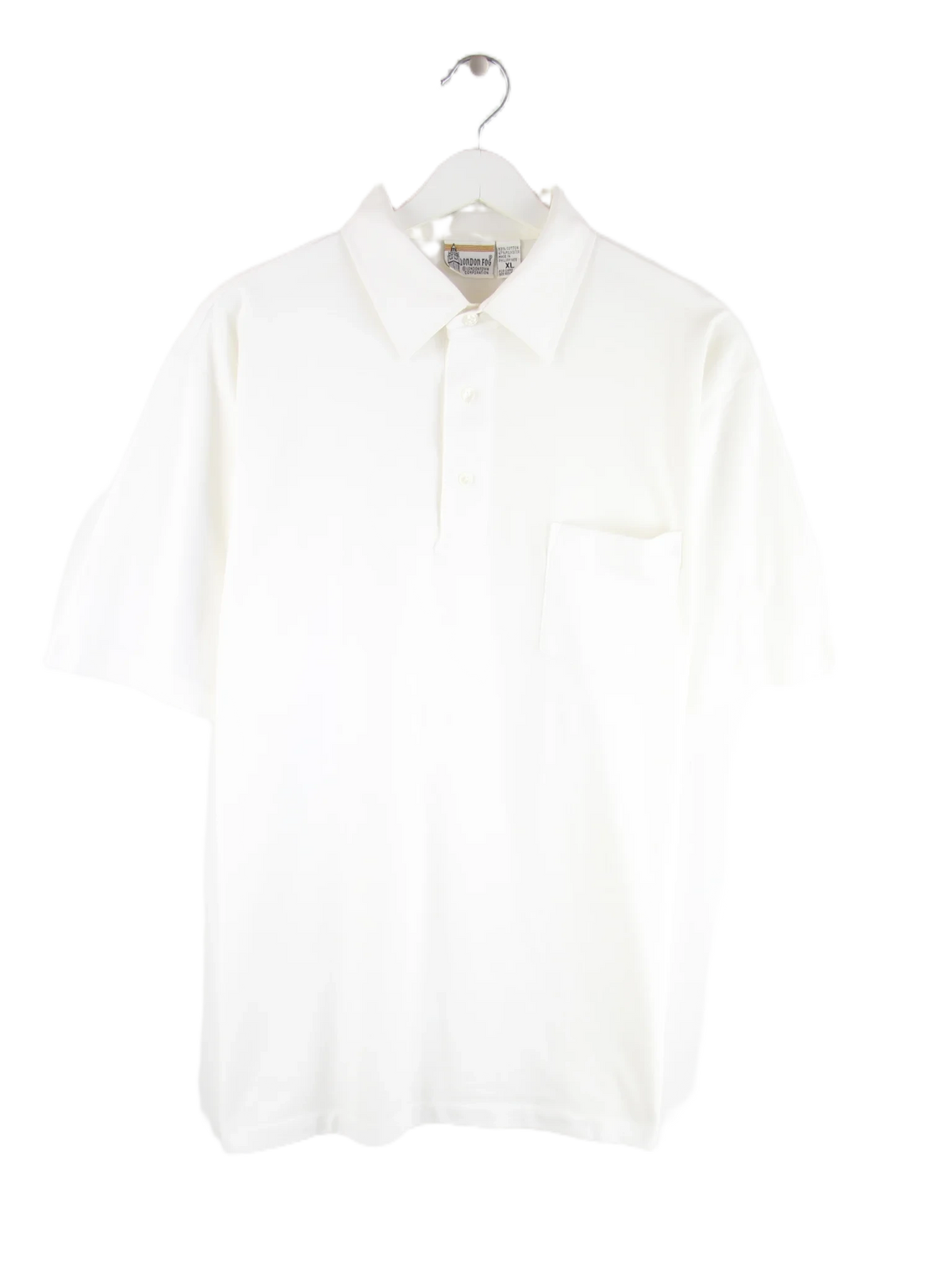 London Fog Polo Weiß XL – Vorderseite