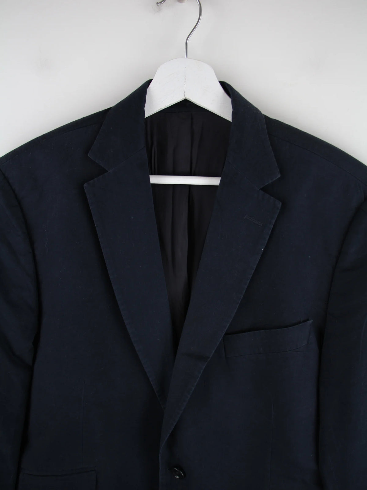 Loro Piana Blazer Schwarz M – Detailansicht Vorderseite