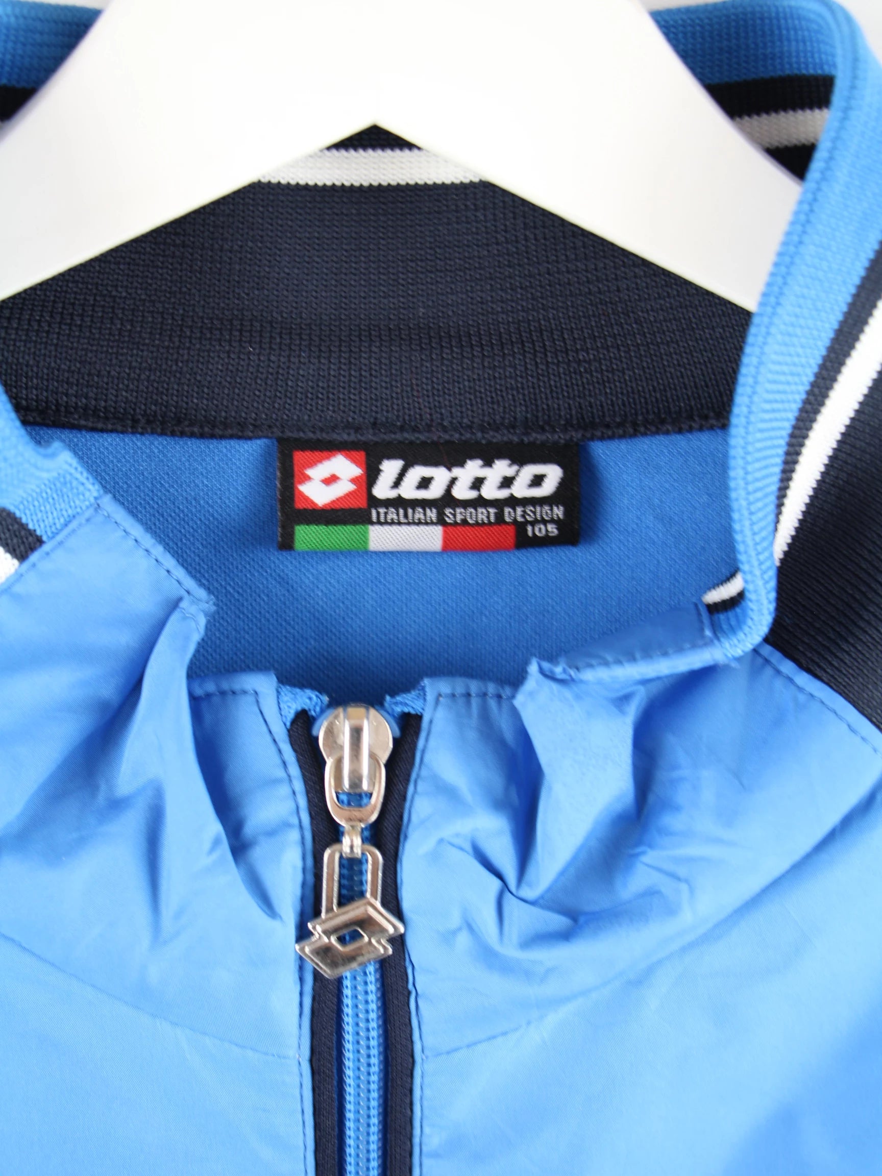 Lotto Trainingsjacke Blau M – Etikett