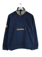 Napapijri Fleece Blau L – Vorderseite