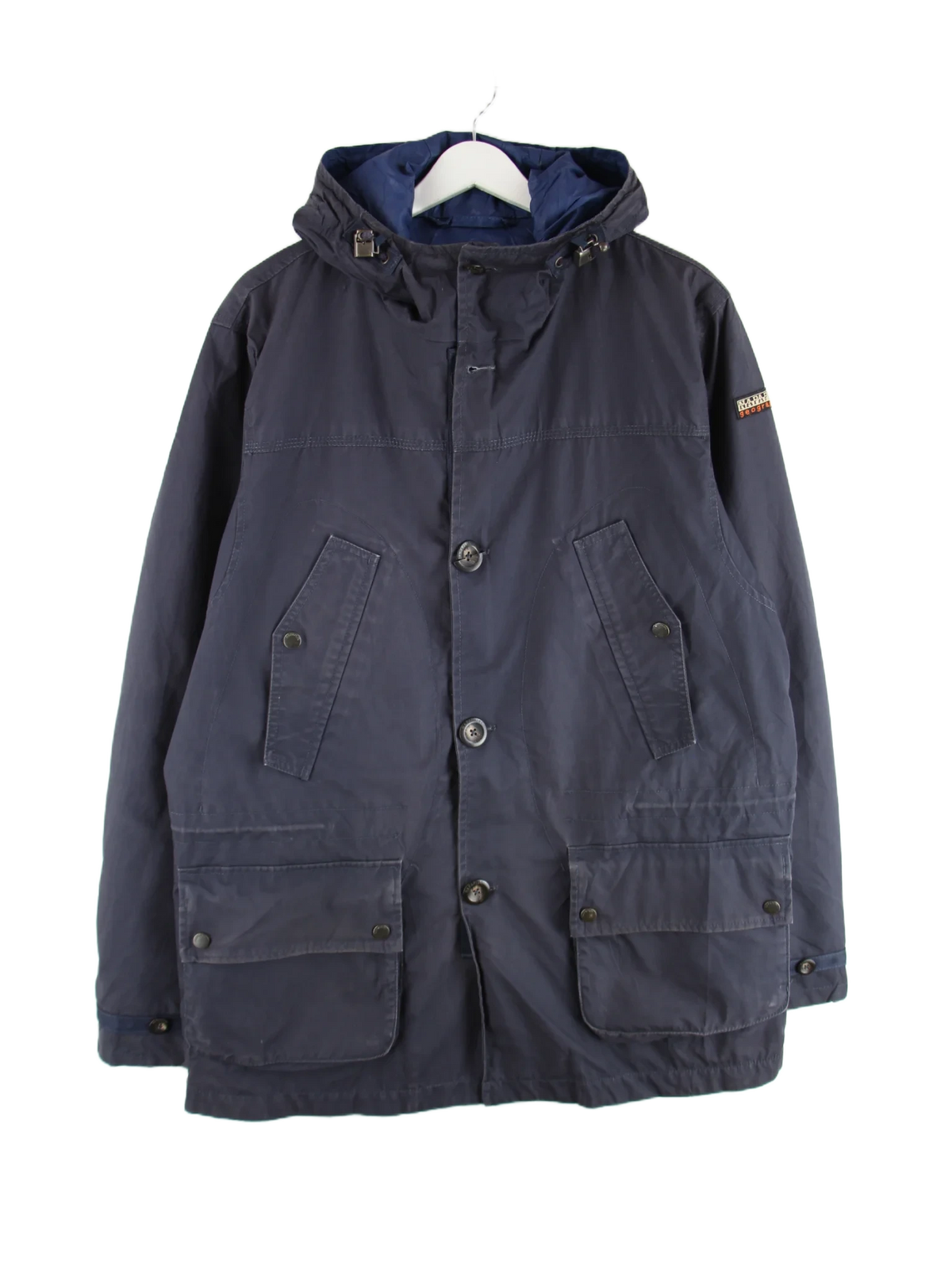 Napapijri Leichte Jacke Blau XL – Vorderseite