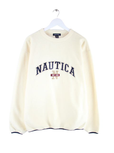 Nautica Fleece Beige L – Vorderseite