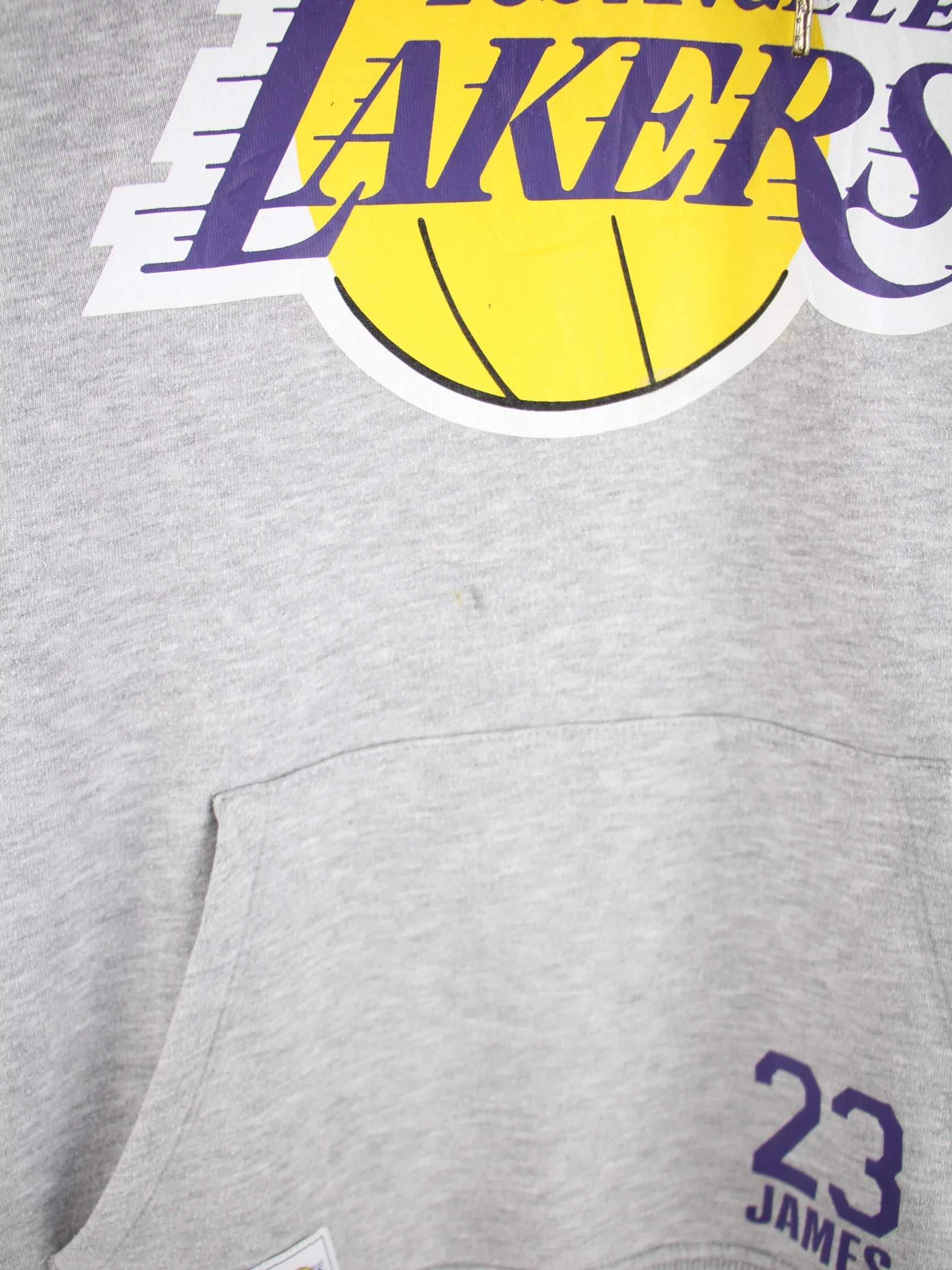 NBA Hoodie Grau XL – Etikett