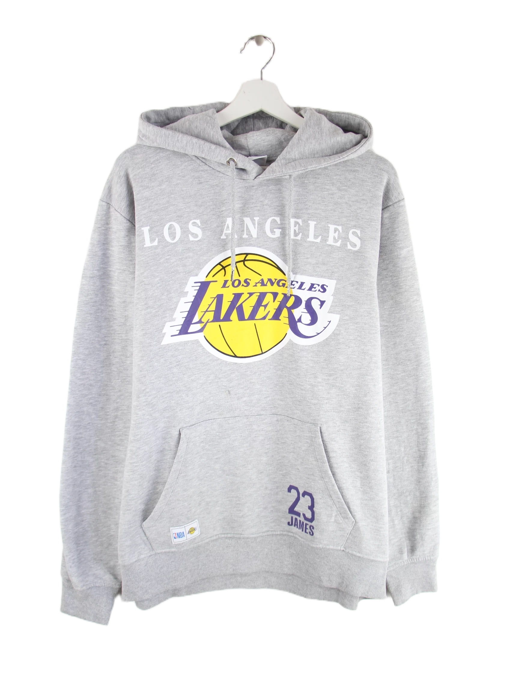 NBA Hoodie Grau XL – Vorderseite