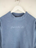 Nike Fleece Blau S – Detailansicht Vorderseite