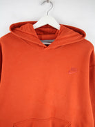 Nike Hoodie Orange L – Detailansicht Vorderseite