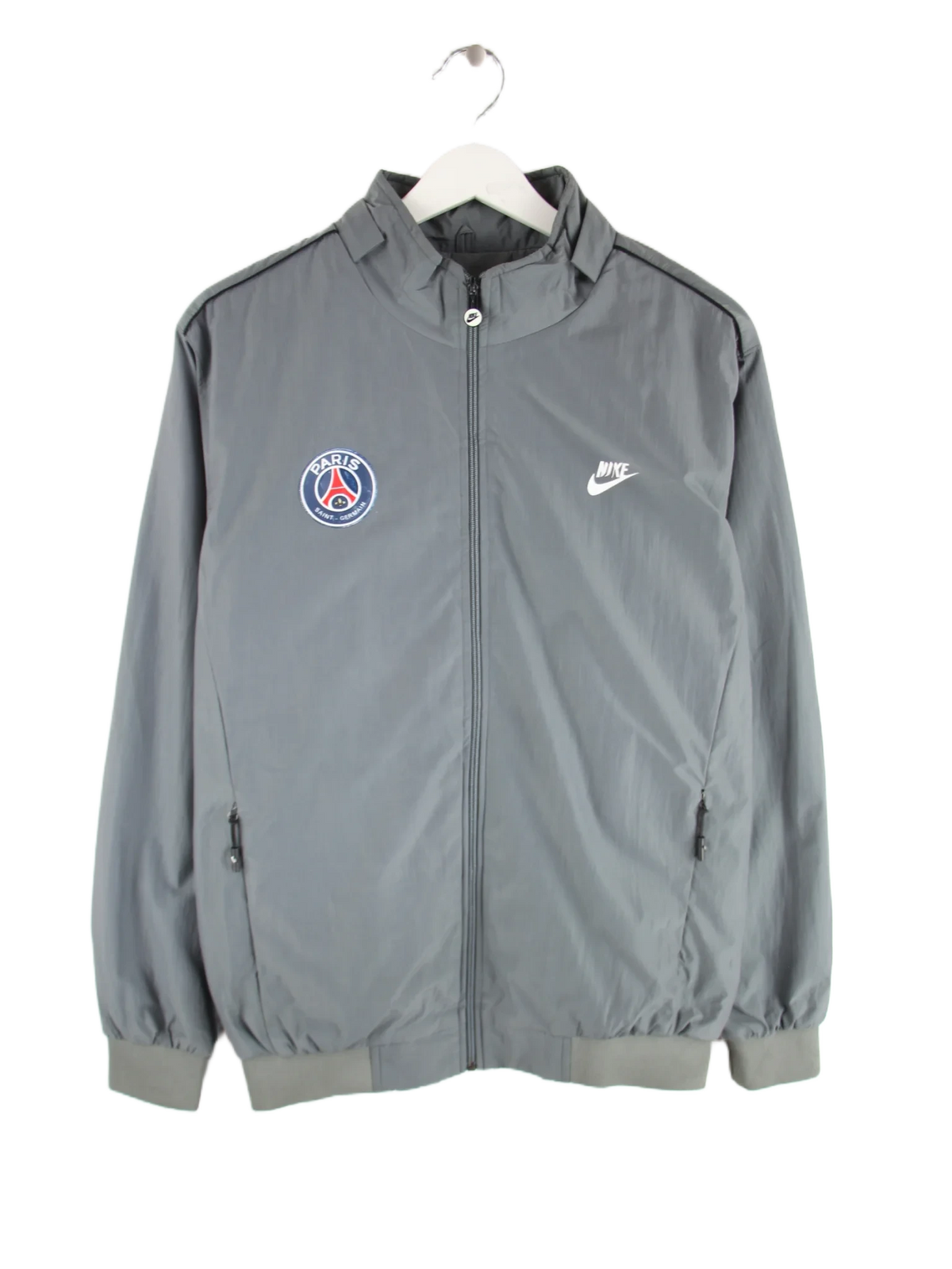 Nike Leichte Jacke Grau L – Vorderseite