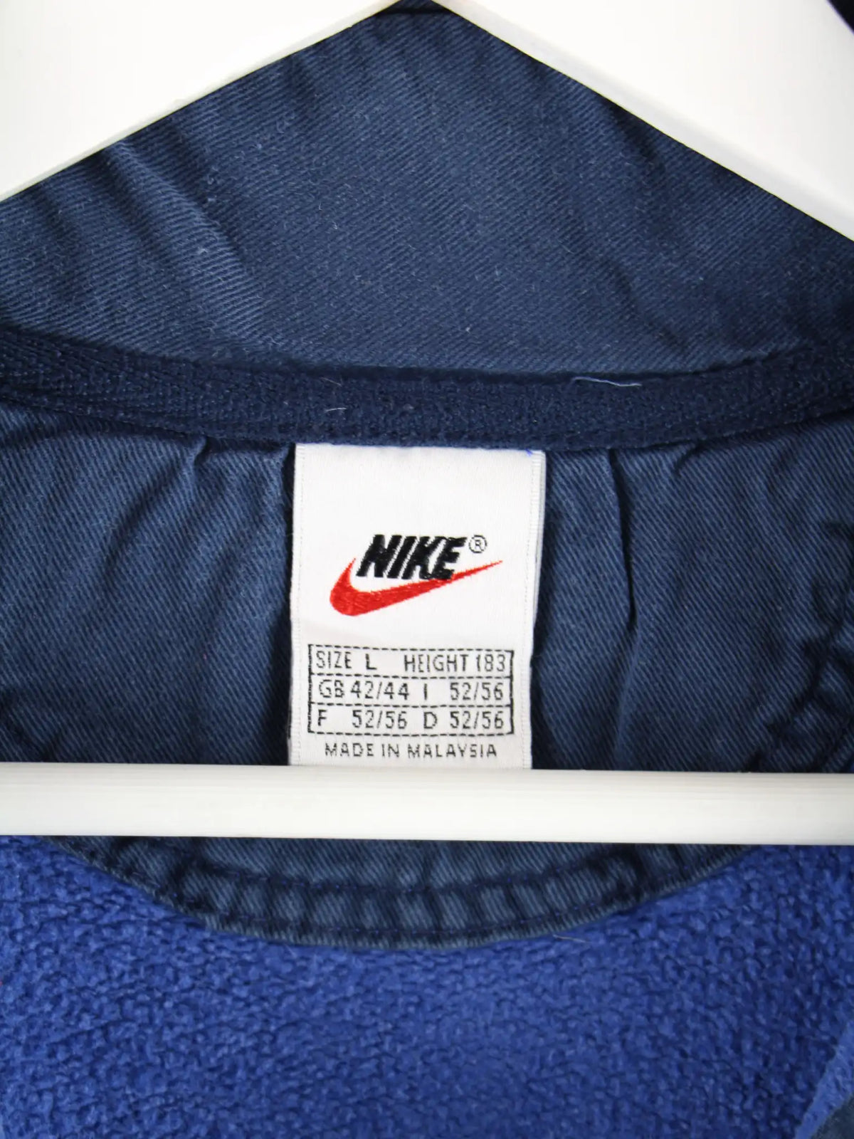 Nike Sweater Blau L – Etikett