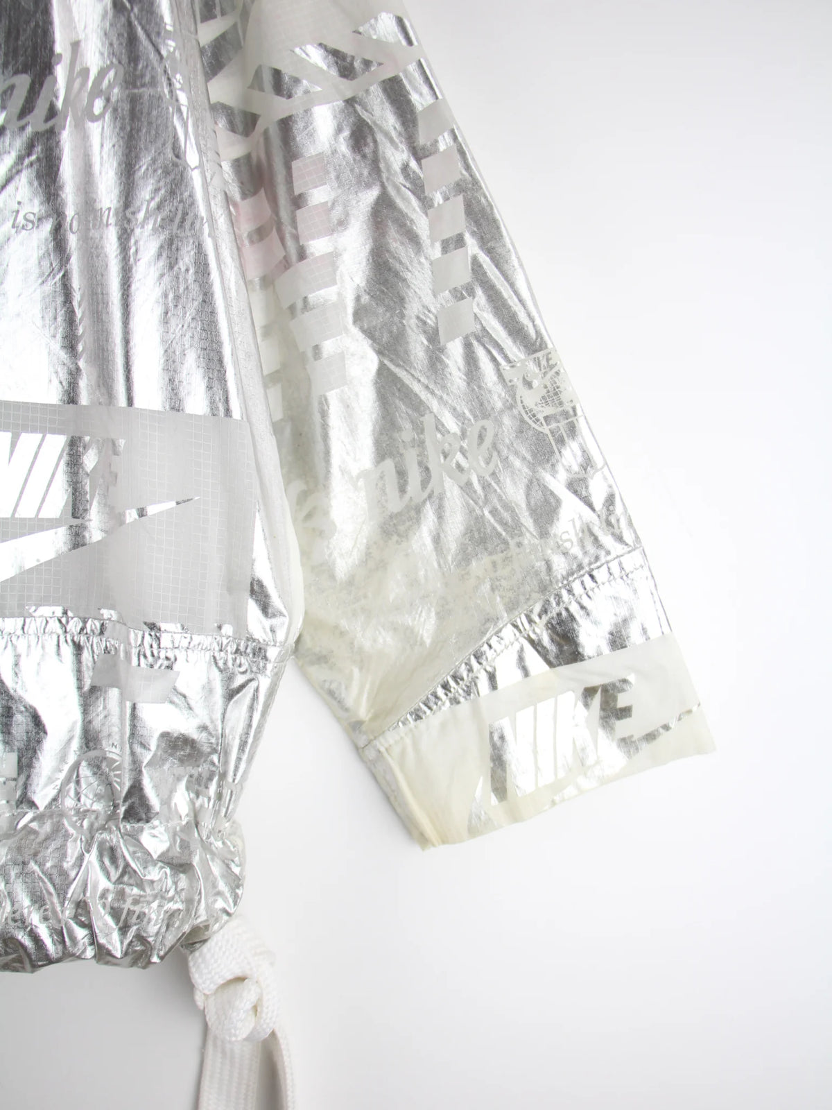 Nike Windbreaker Grau M – Detailbild 4