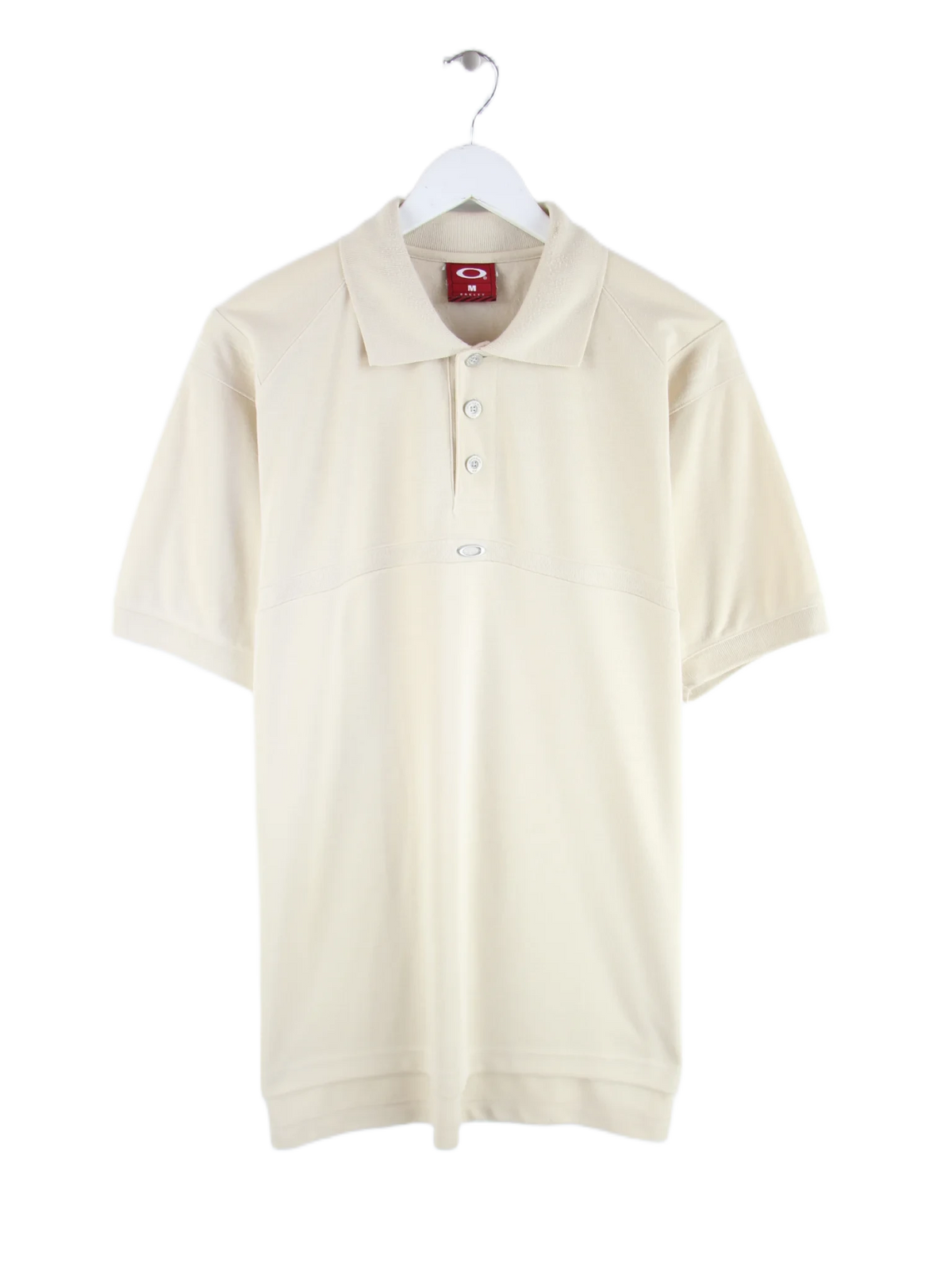 Oakley Polo Beige M – Vorderseite