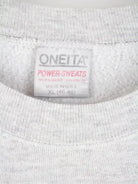 Oneita Sweater Grau XL – Etikett