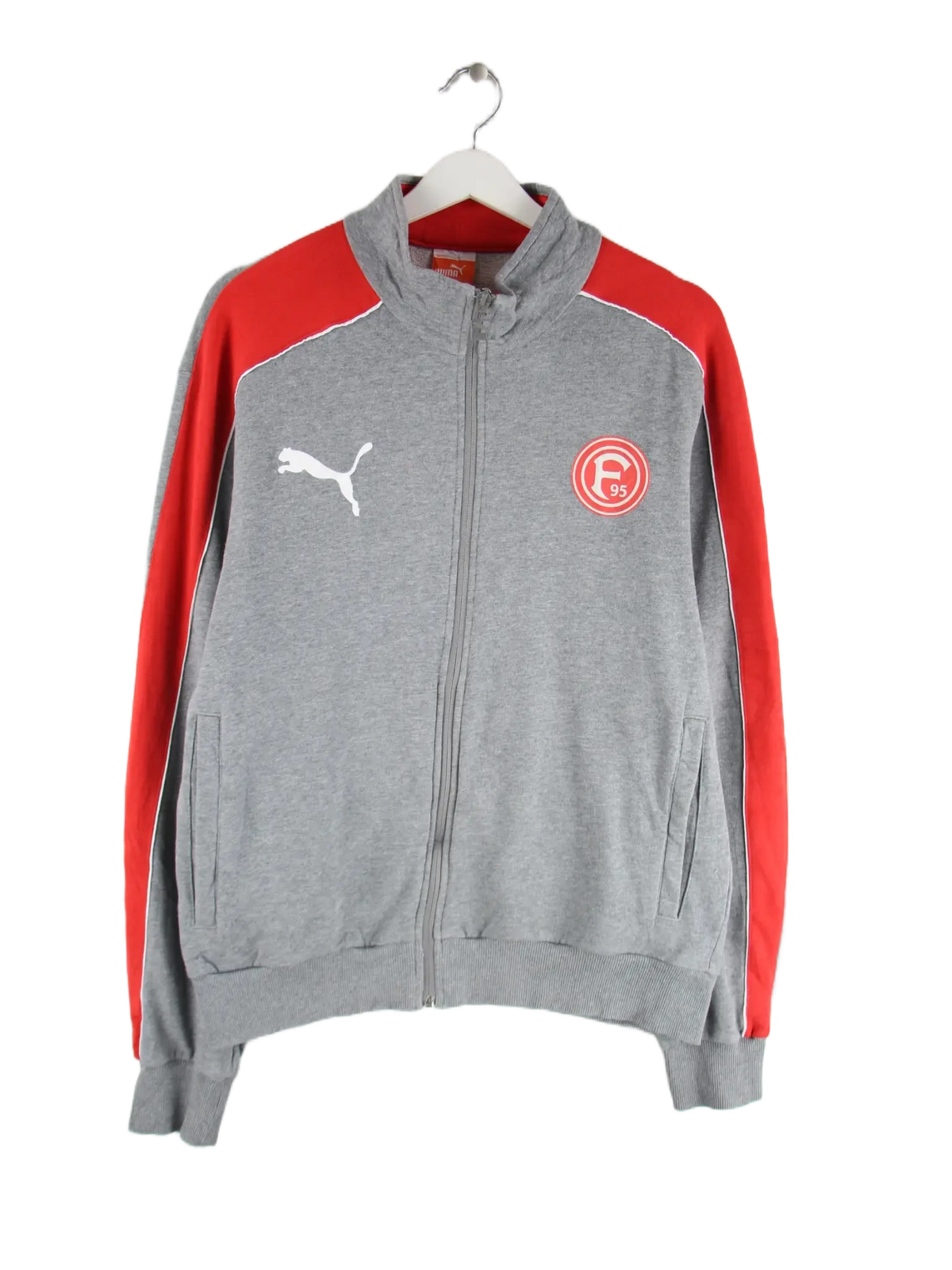 Puma Sweatjacke Grau L – Vorderseite