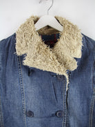 Quiksilver Jeansjacke Blau L – Detailansicht Vorderseite
