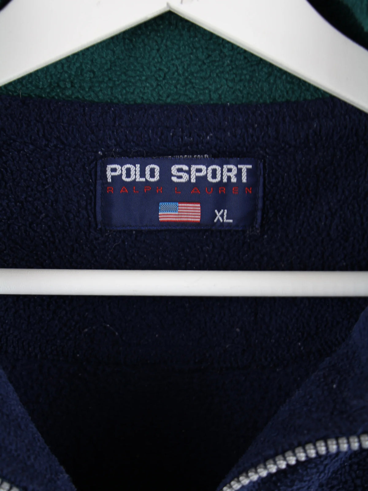 Ralph Lauren Fleece Blau XL – Etikett