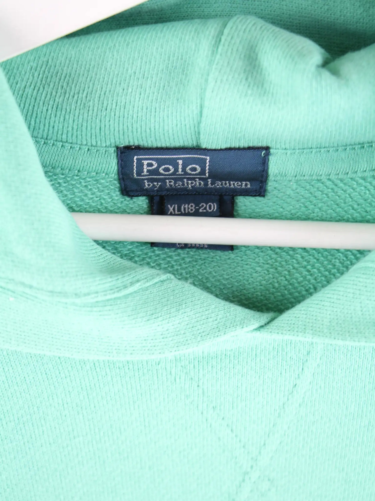 Ralph Lauren Hoodie Grün XL – Detailansicht Vorderseite
