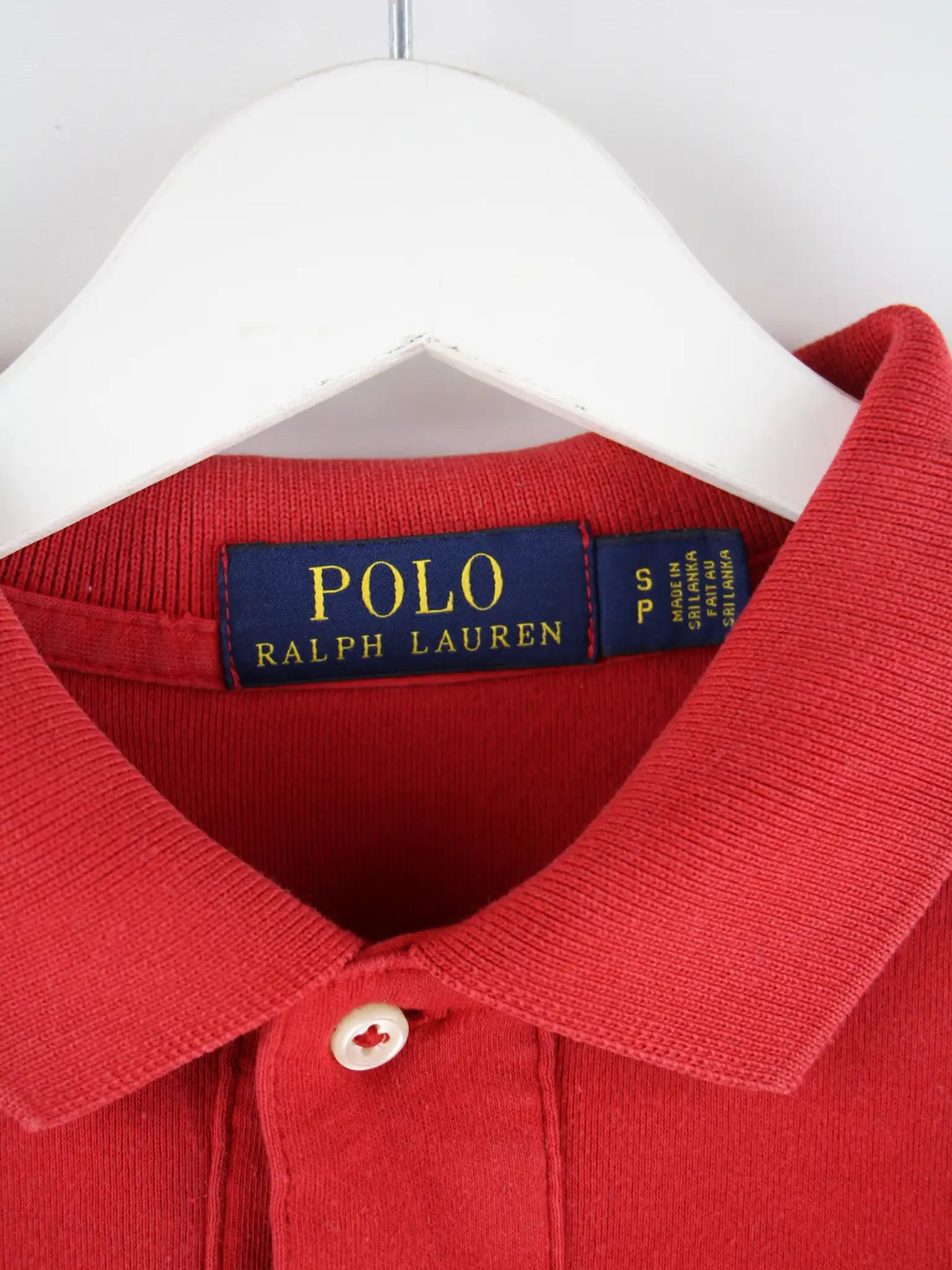 Ralph Lauren Polo Rot L – Etikett