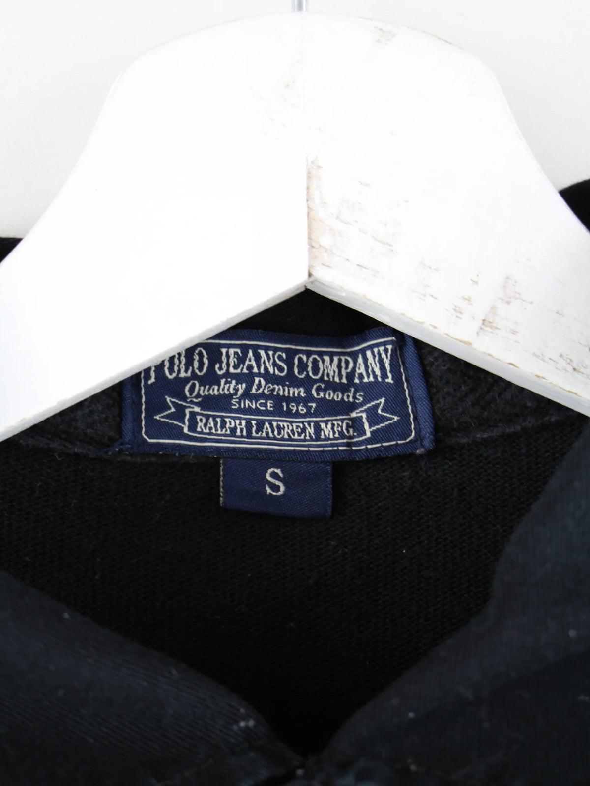 Ralph Lauren Polo Schwarz S – Etikett