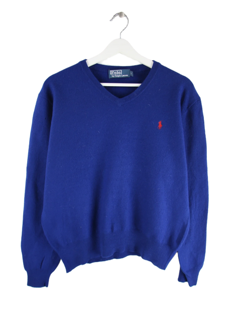 Ralph Lauren Pullover Blau L – Vorderseite