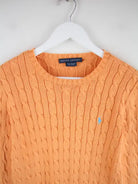 Ralph Lauren Pullover Orange M – Detailansicht Vorderseite