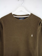 Ralph Lauren Sweatshirt Braun XL – Detailansicht Vorderseite