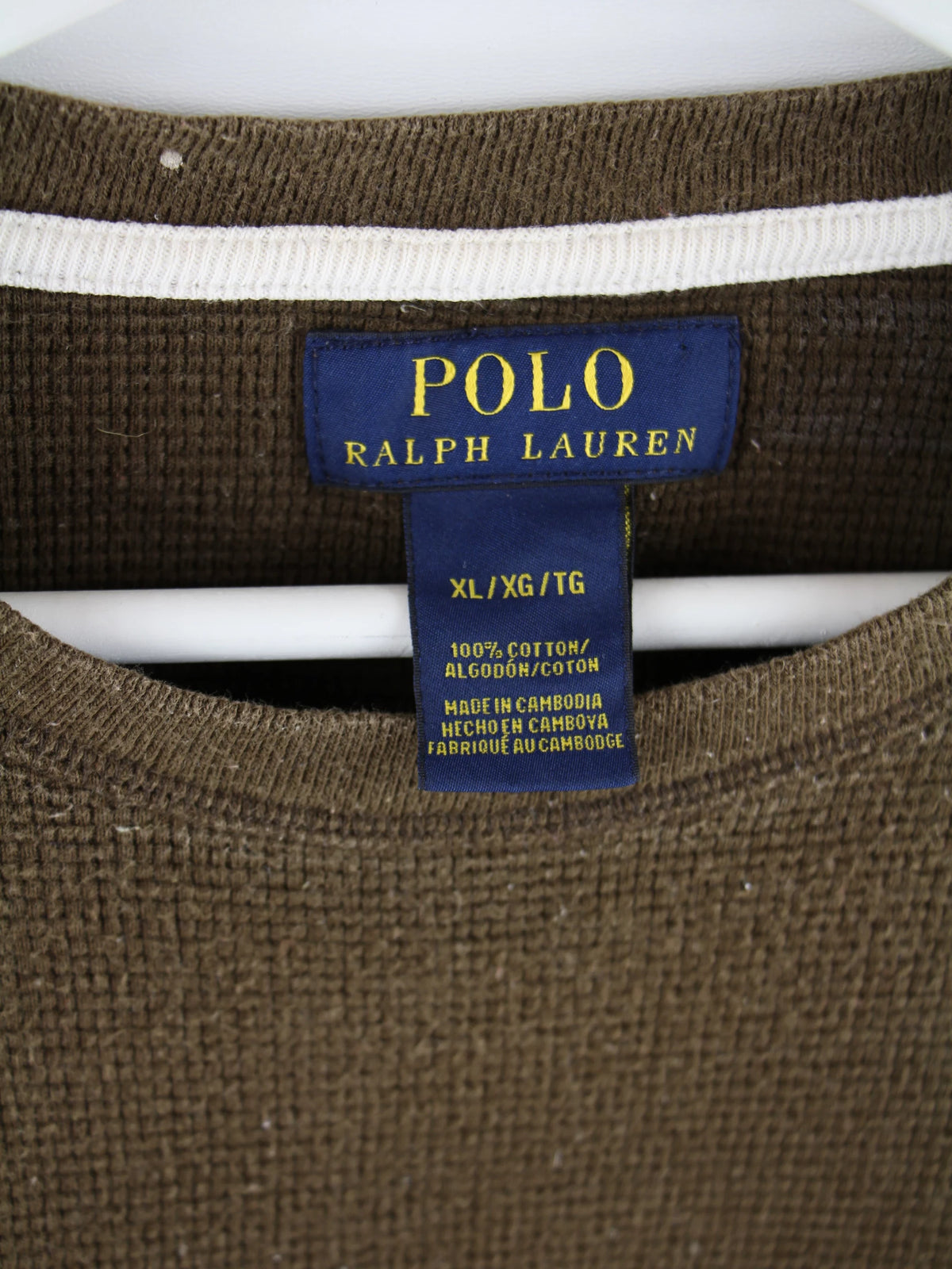 Ralph Lauren Sweatshirt Braun XL – Etikett