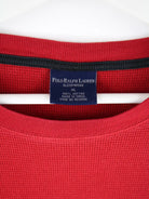 Ralph Lauren Sweatshirt Rot XL – Etikett