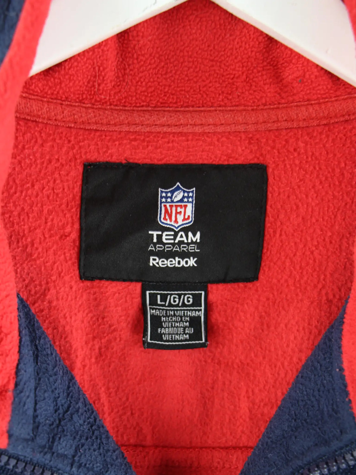 Reebok Fleece Mehrfarbig L – Etikett