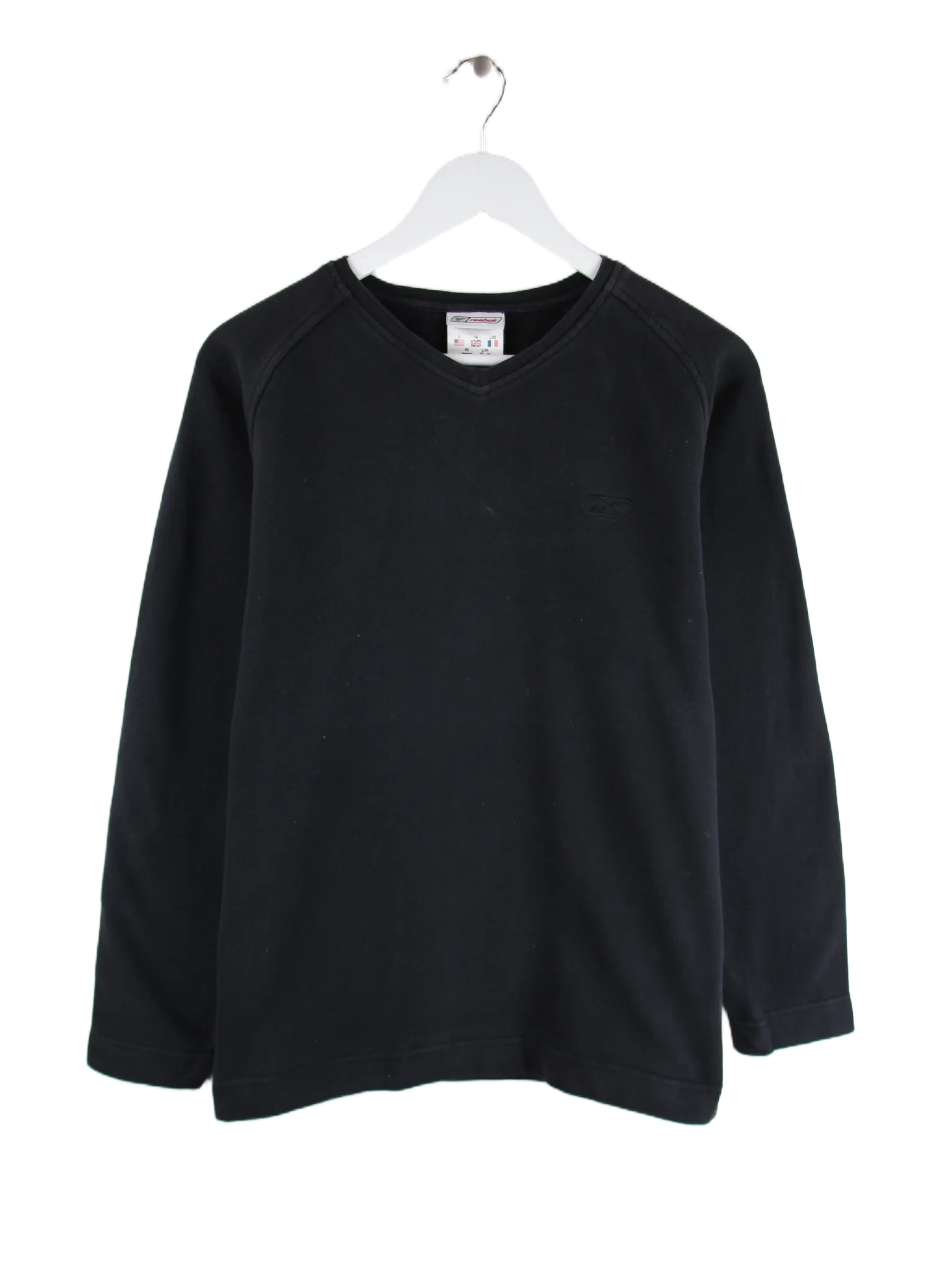 Reebok Sweater Schwarz L – Vorderseite