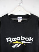 Reebok Sweater Schwarz XL – Detailansicht Vorderseite