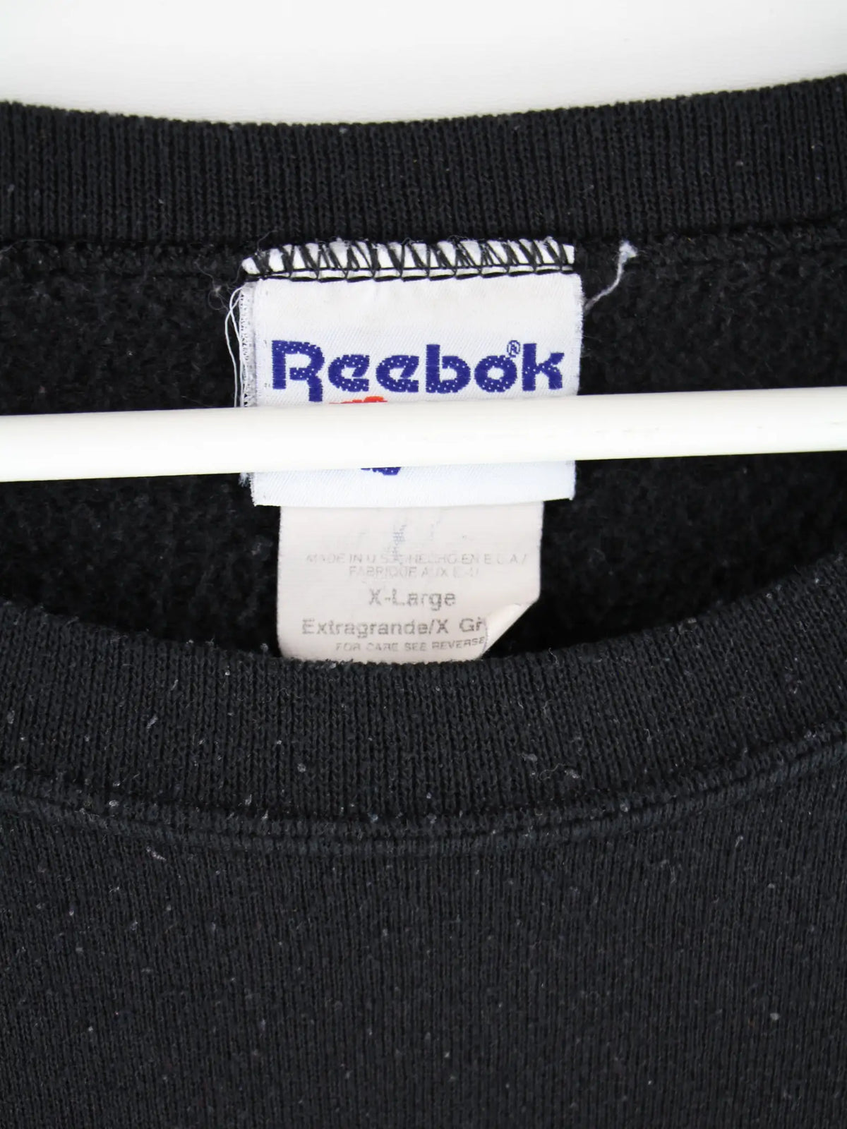 Reebok Sweater Schwarz XL – Etikett