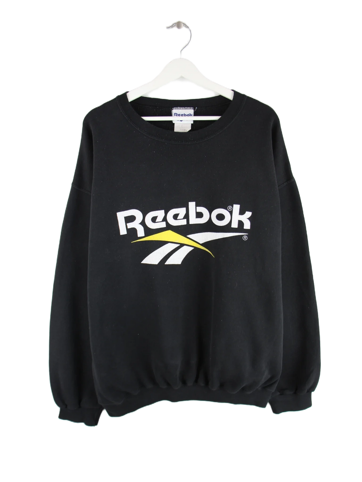 Reebok Sweater Schwarz XL – Vorderseite