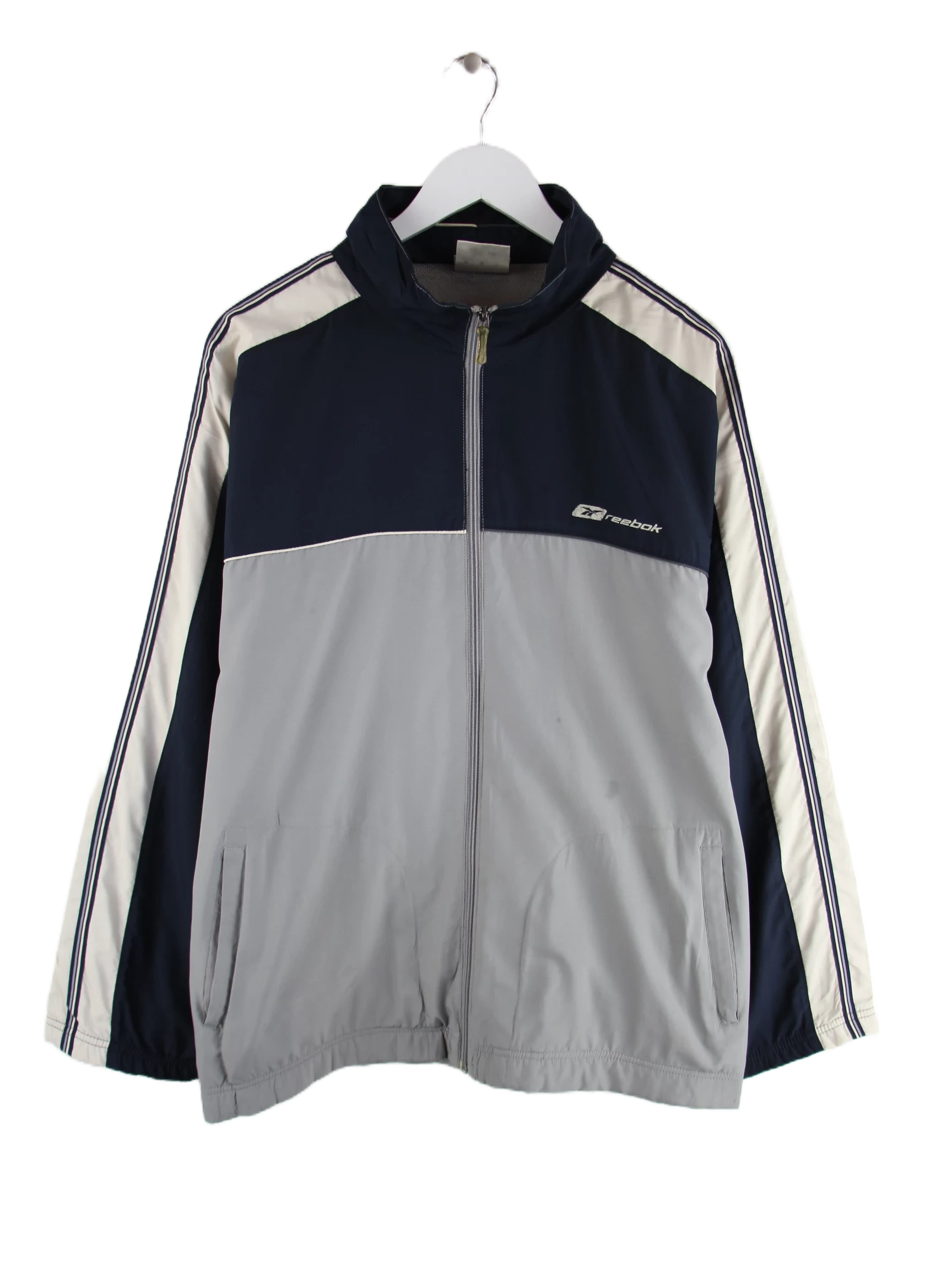 Reebok Trainingsjacke Mehrfarbig L – Vorderseite