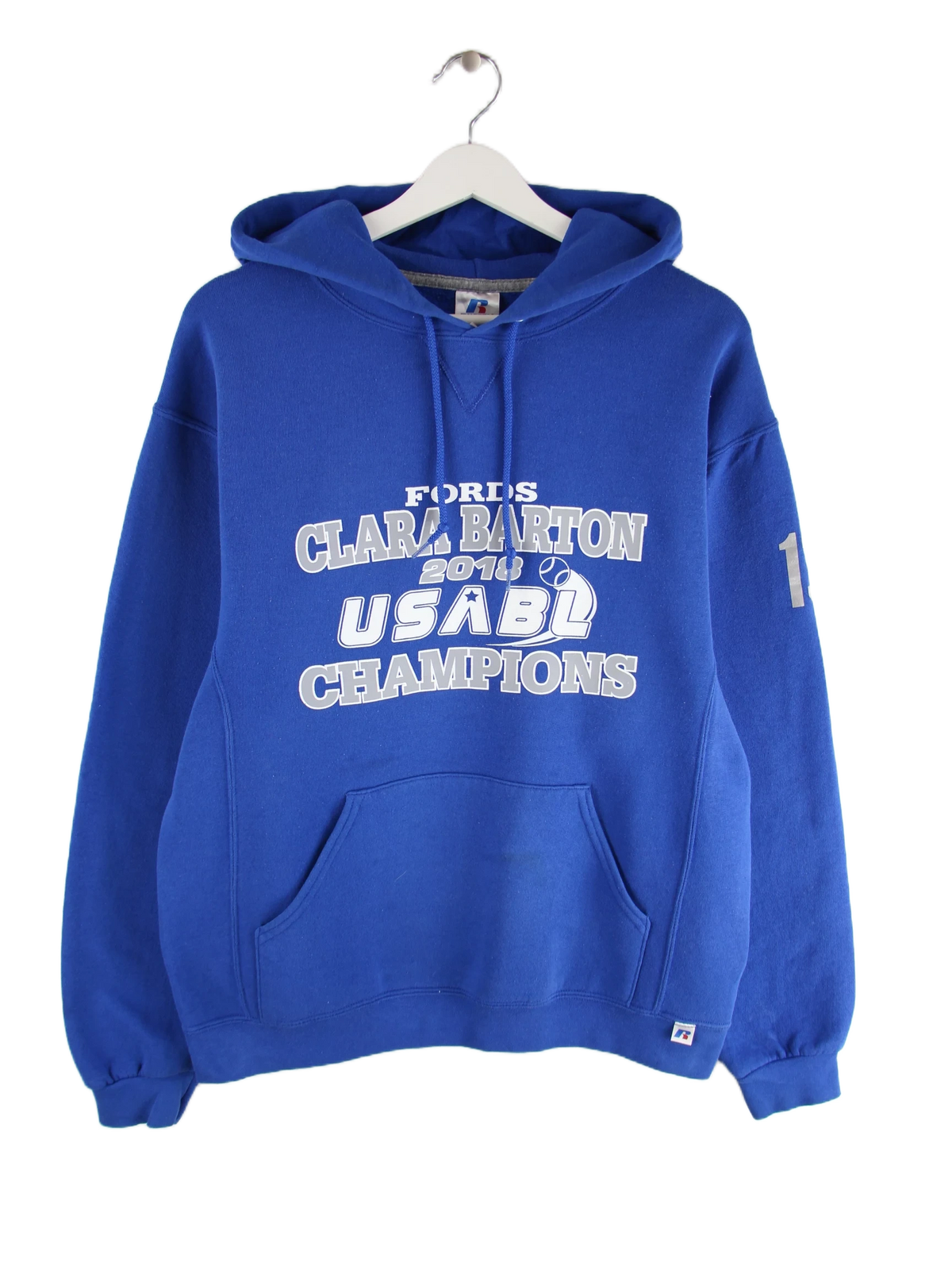 Russell Athletic Hoodie Blau M – Vorderseite