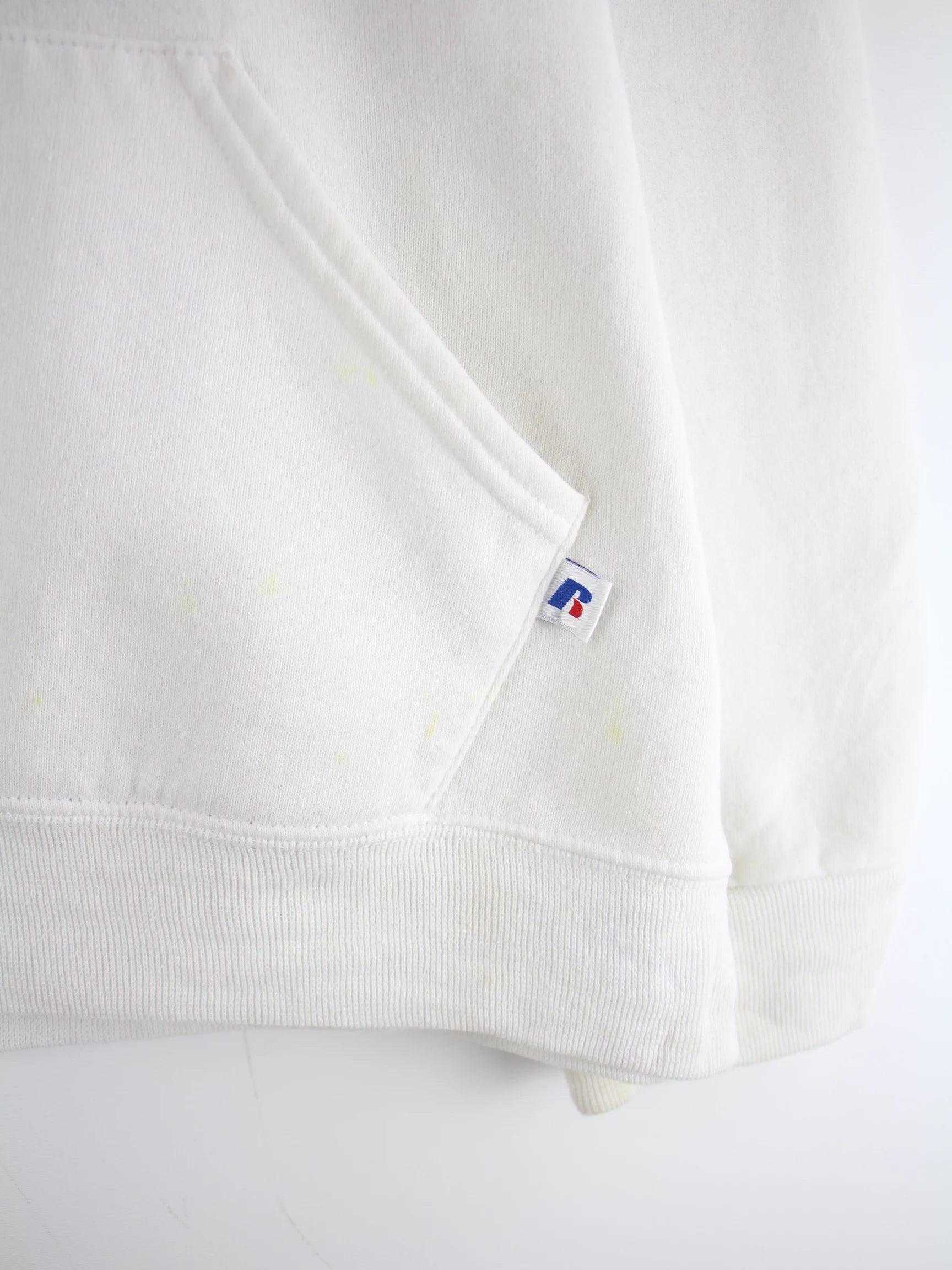 Russell Athletic Hoodie Weiß M – Etikett
