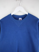 Russell Athletic Sweater Blau M – Detailansicht Vorderseite