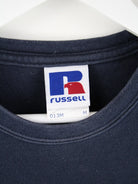 Russell Athletic Sweater Blau M – Etikett