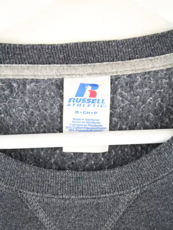 Russell Athletic Sweater Grau M – Etikett