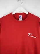 Russell Athletic Sweater Rot XL – Detailansicht Vorderseite