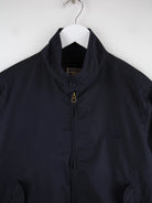 Schott Jacke Blau L – Detailansicht Vorderseite
