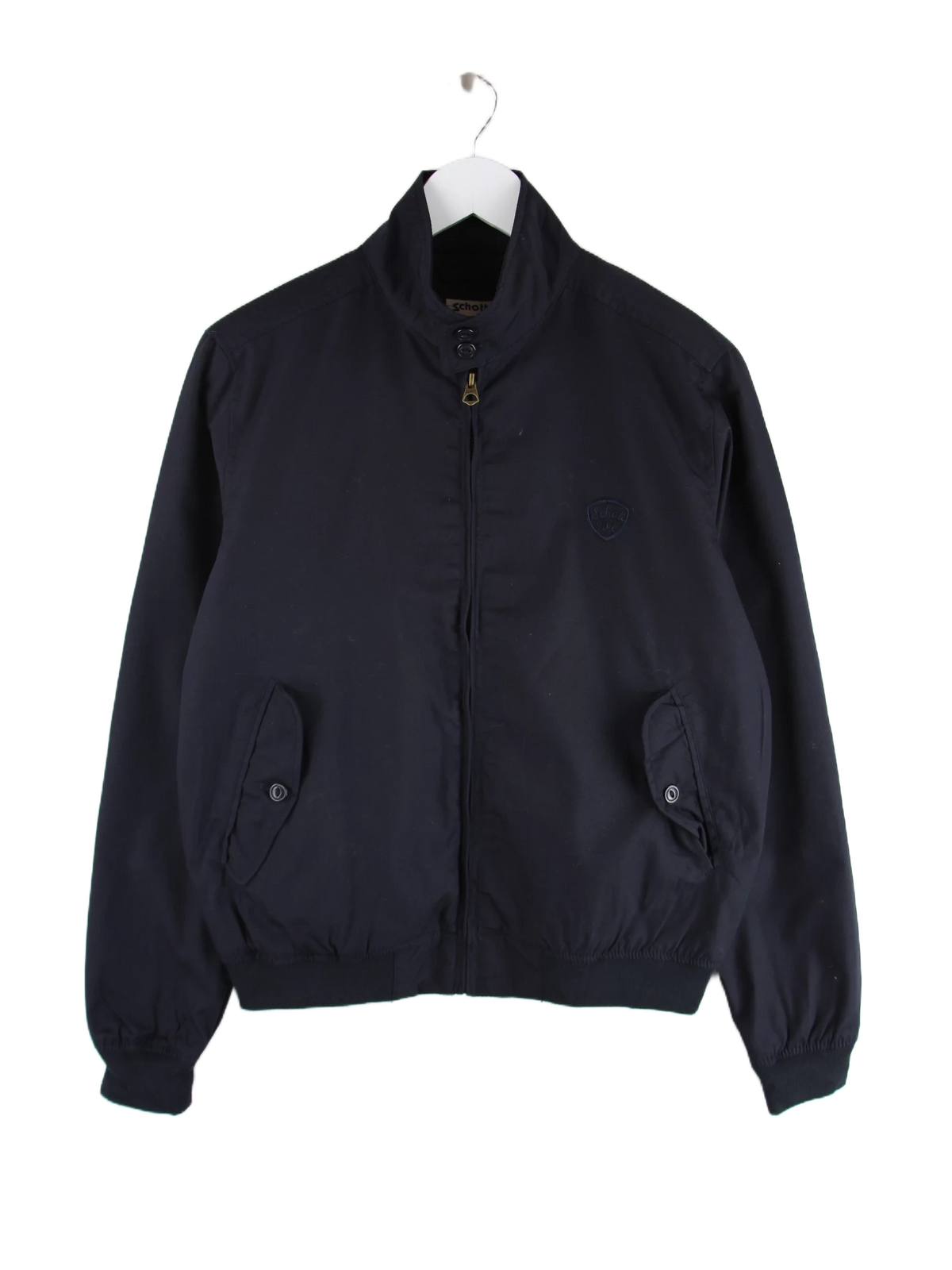 Schott Jacke Blau L – Vorderseite