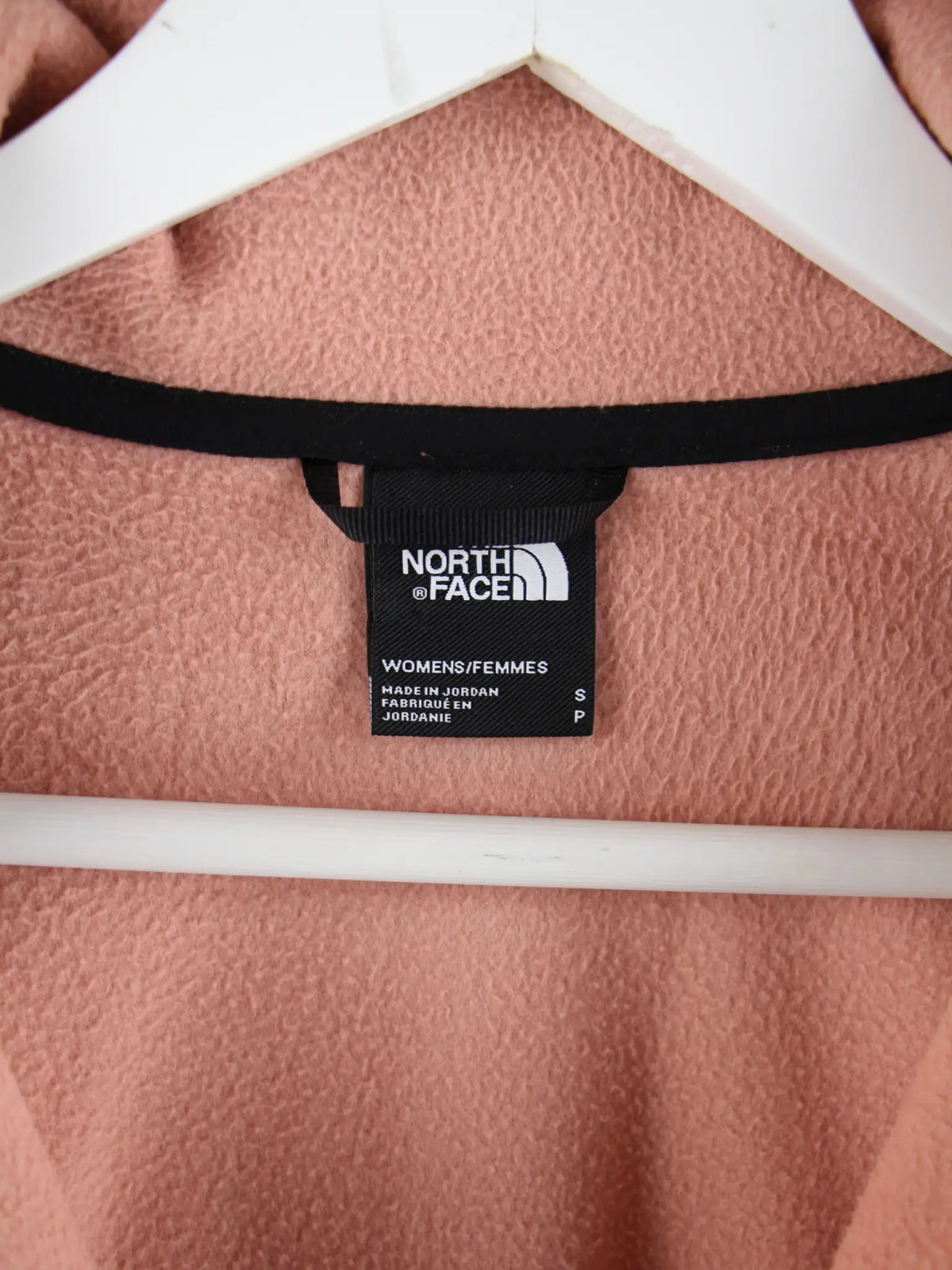 The North Face Fleece Rosa S – Etikett