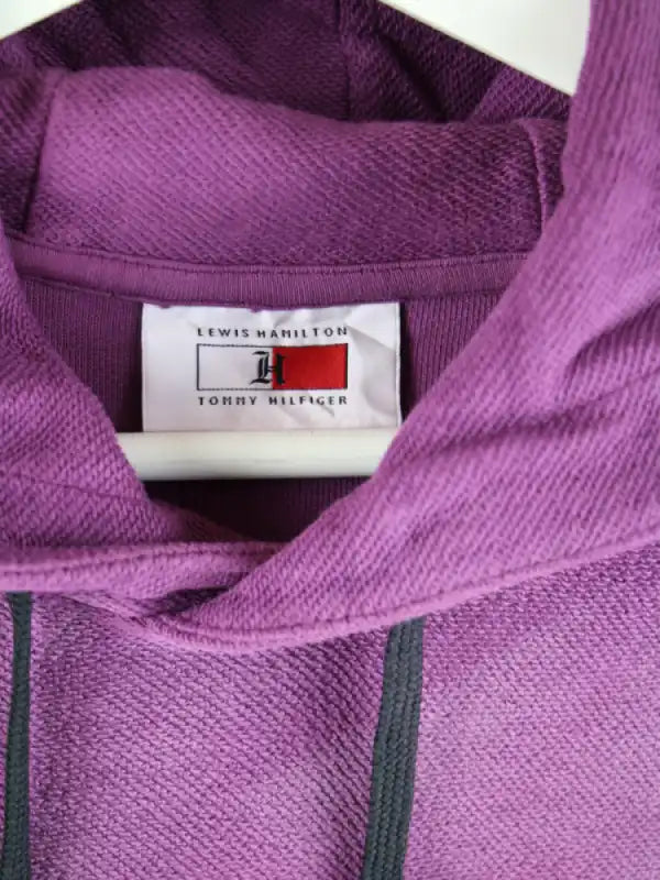 Tommy Hilfiger Hoodie Lila XXL – Etikett