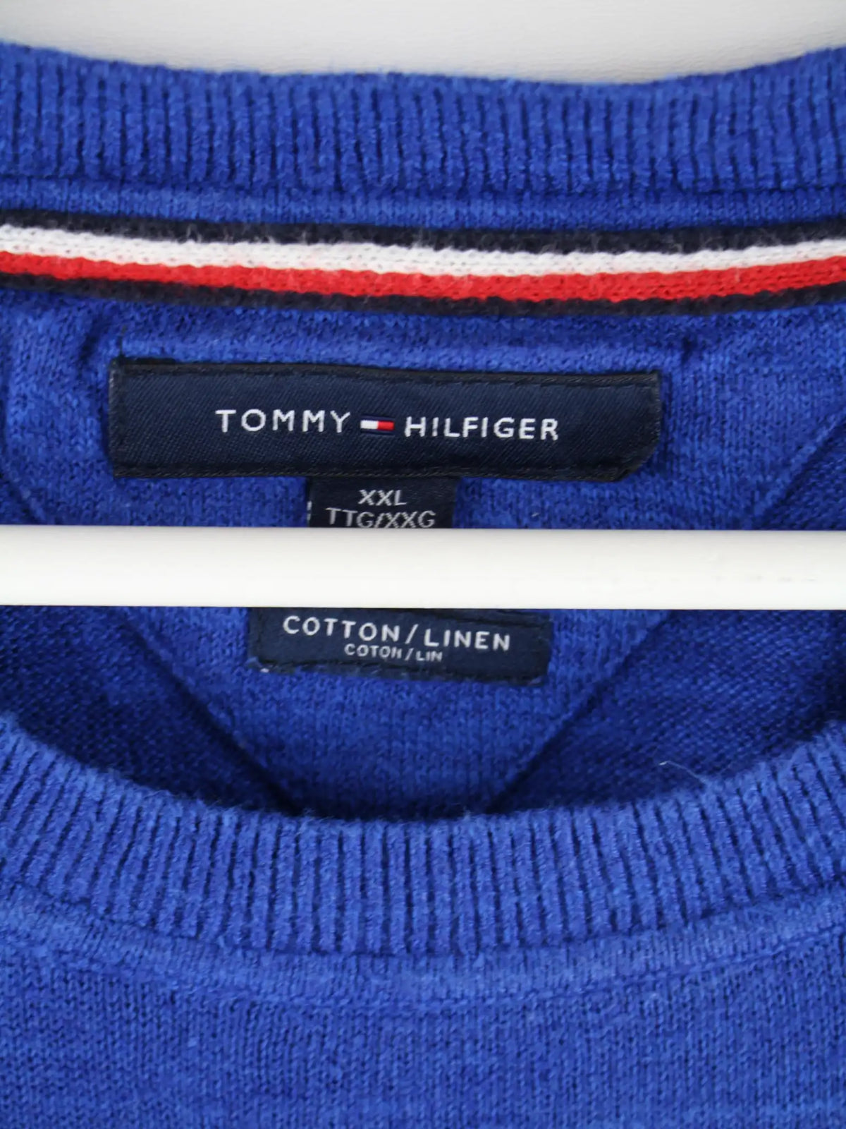 Tommy Hilfiger Pullover Blau XXL – Etikett