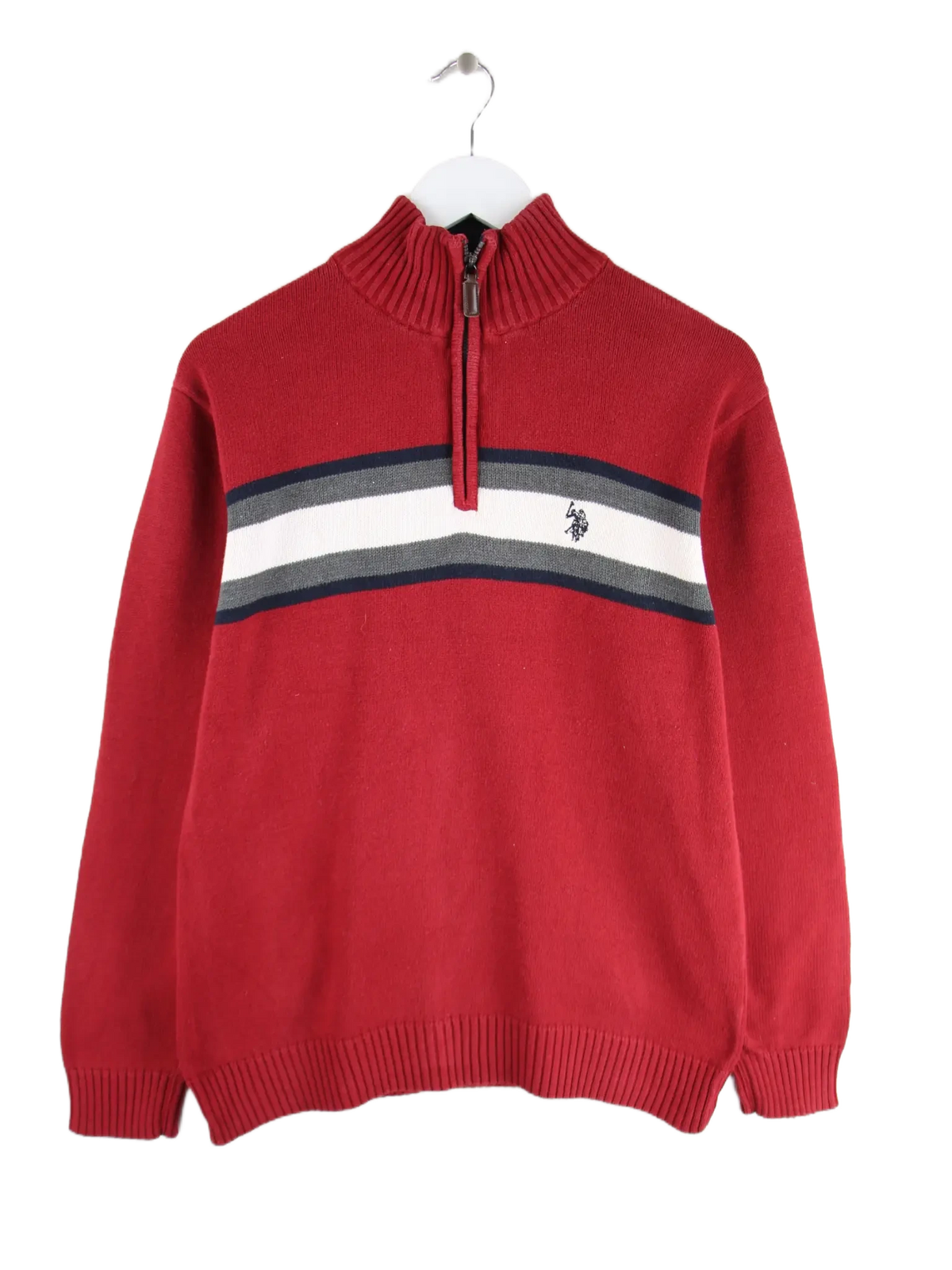 U.S. Polo ASSN. Pullover Rot S – Vorderseite