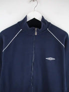 Umbro Sweatjacke Blau L – Detailansicht Vorderseite