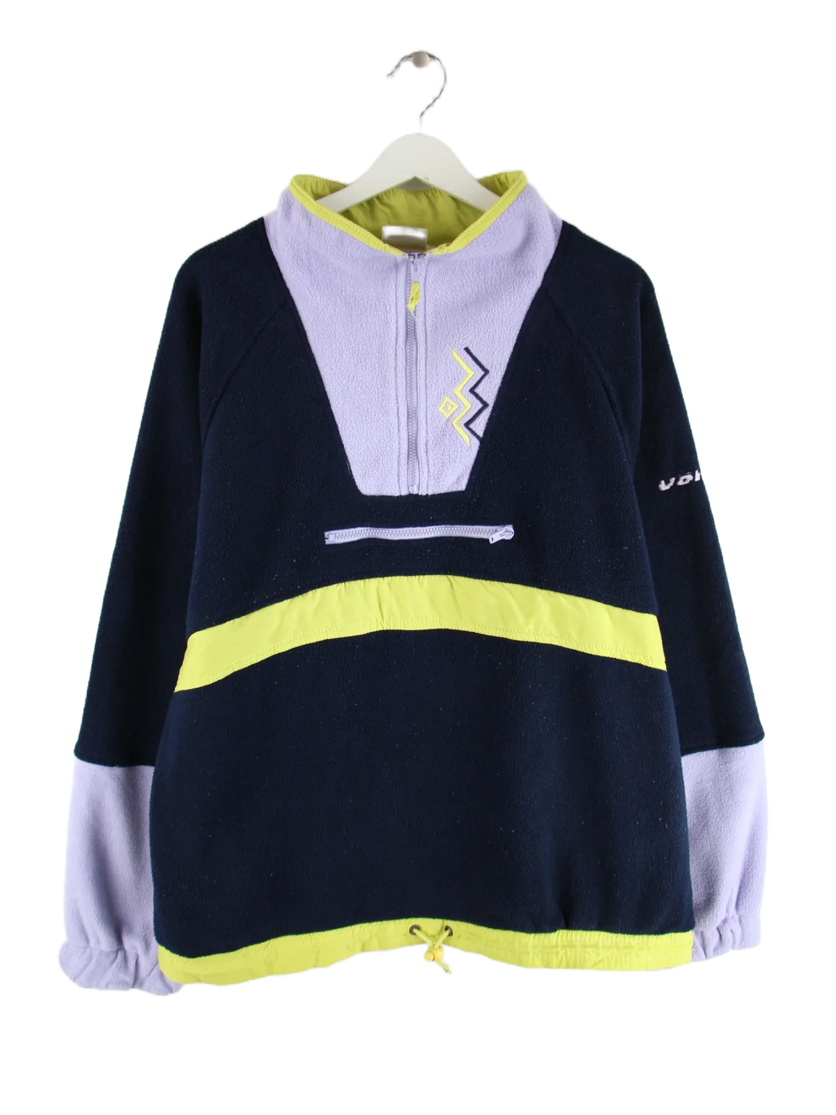 Vintage Fleece Blau XL – Vorderseite