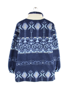 Vintage Fleece Blau L – Rückseite