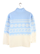 Vintage Fleece Blau M – Rückseite