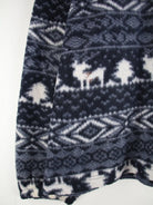 Vintage Fleece Blau XL – Detailbild 1