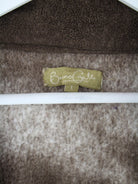 Vintage Fleece Braun L – Etikett